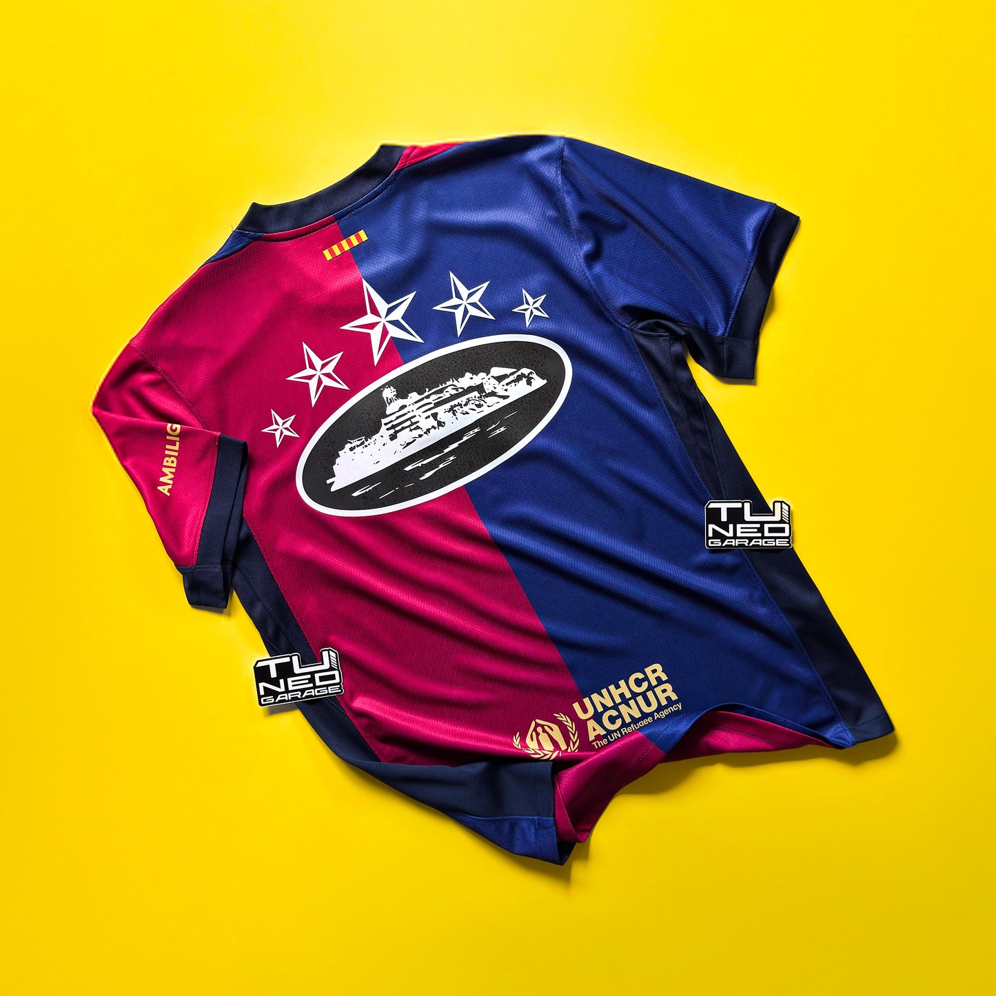FC BARCELONA HOME JERSEY 2024/25 CUSTOMIZED CORTEIZ LOGO
