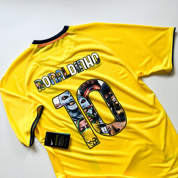 RETRO BARCELONA THIRD 2009/10 CUSTOM “I AM FAVELA”