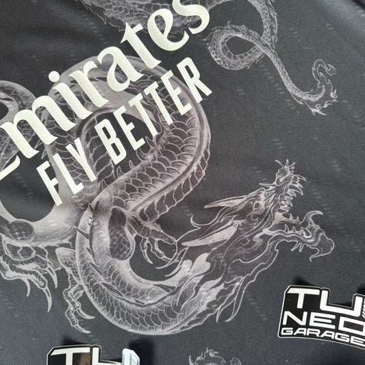 REAL MADRID SMOKE DRAGON BLACK JERSEY