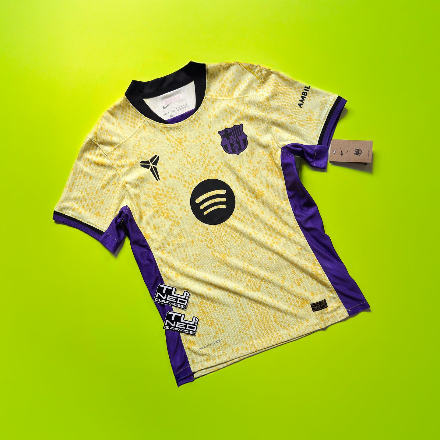 FC BARCELONA AWAY KIT 2025/26 CUSTOMIZED CORTEIZ LOGO  DRI FIT ADV