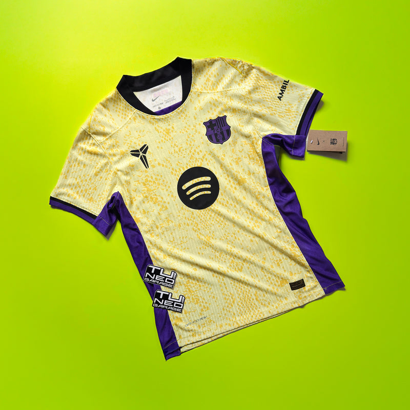 FC BARCELONA AWAY KIT 2025/26 CUSTOMIZED CORTEIZ LOGO  DRI FIT ADV
