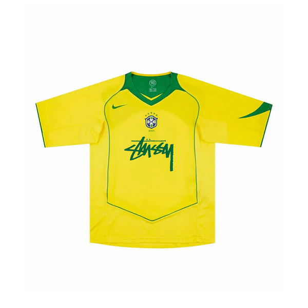 BRAZIL 2004 YELLOW STSSY JERSEY