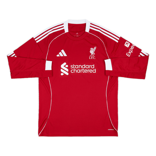 LIVERPOOL HOME JERSEY 2025/26 RED LONG SLEEVE