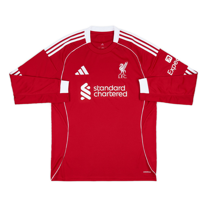 LIVERPOOL HOME JERSEY 2025/26 RED LONG SLEEVE