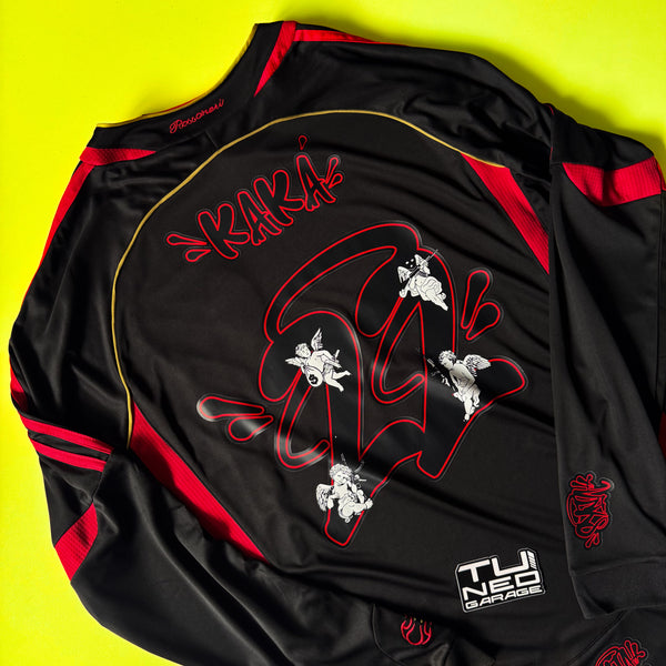 SYNA x AC MILAN (RETRO THIRD JERSEY 2007/08 BLACK LONG SLEEVE) CUSTOM ANGELS
