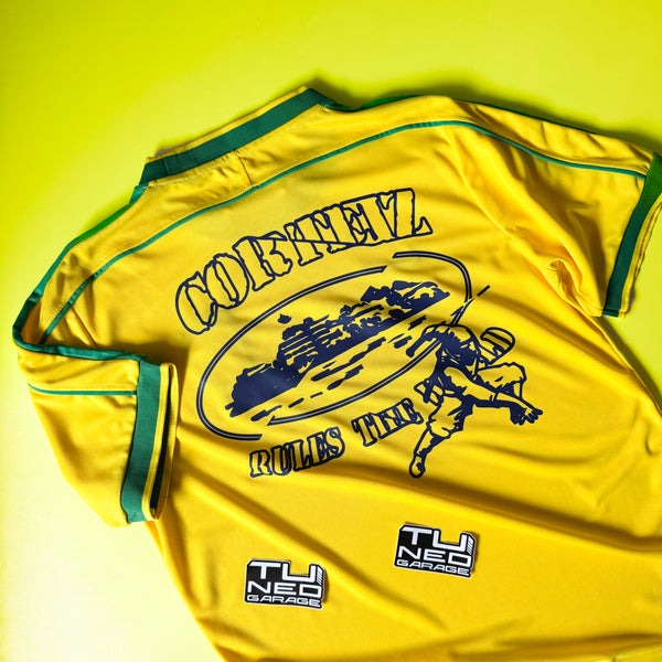 RETRO BRAZIL 98 CORTEIZ NINJA LOGO YELLOW