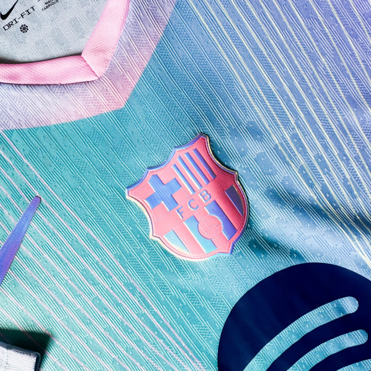 FC BARCELONA SPECIAL EDITION BABY BLUE CUSTOM LIORA DRAGON DRI FIT ADV