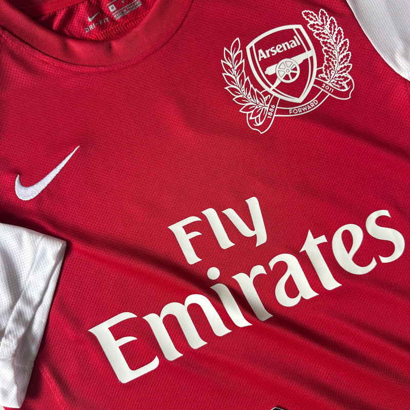 ARSENAL RETRO HOME JERSEY 2011/12 CUSTOM DRAGON REIGN