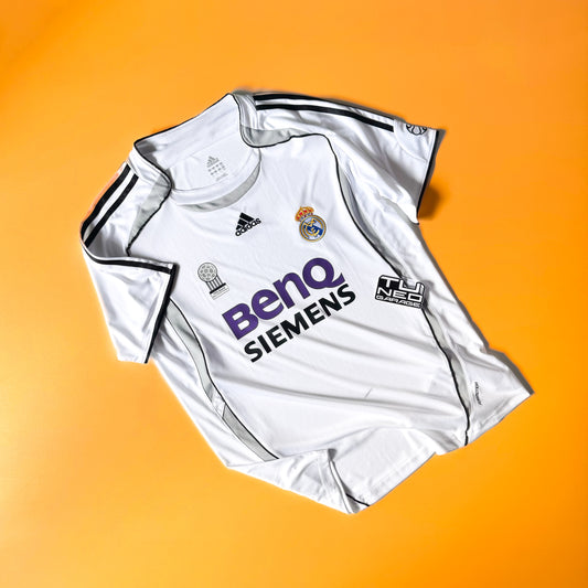 RETRO REAL MADRID 2006 HOME JERSEY WHITE