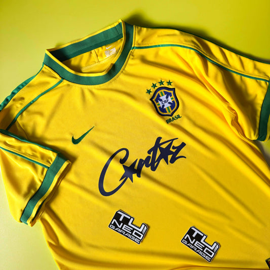 RÉTRO BRÉSIL 98 CORTEIZ NINJA LOGO JAUNE
