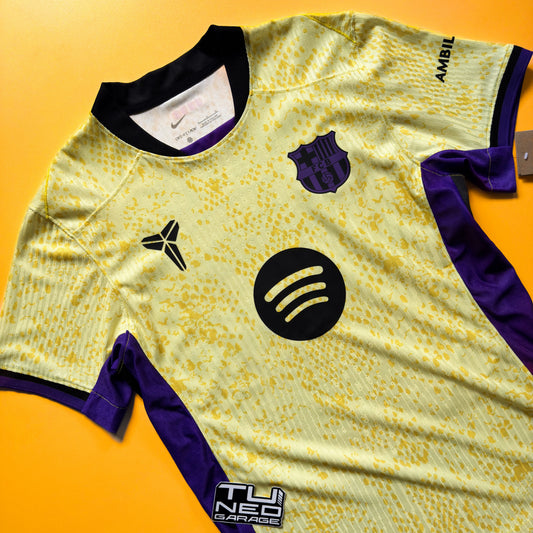 FC BARCELONA AWAY KIT 2025/26 CUSTOMIZED CORTEIZ LOGO  DRI FIT ADV