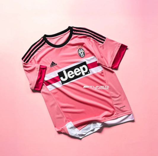 Maillot rétro extérieur de la Juventus 2015/16 rose