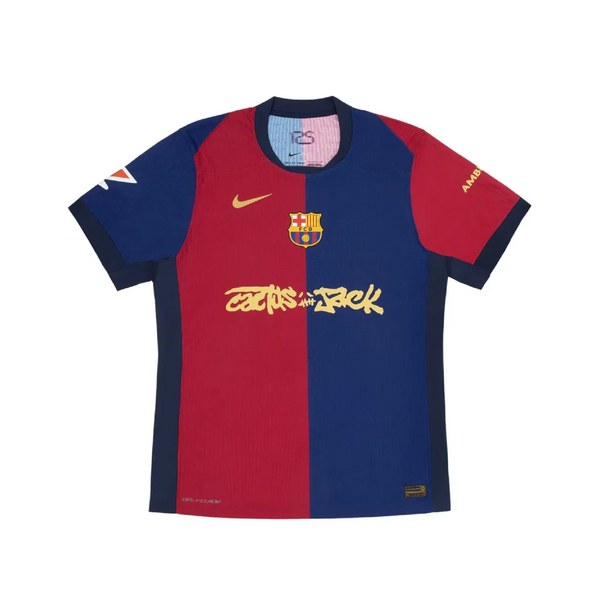 BARCELONA AWAY JERSEY BLACK 2024/25 SPECIAL EDITION CACTUS JACK (Cópia)