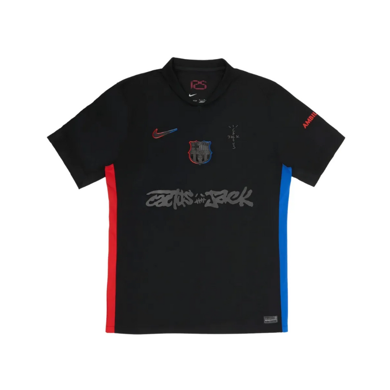 BARCELONA AWAY JERSEY BLACK 2024/25 SPECIAL EDITION CACTUS JACK